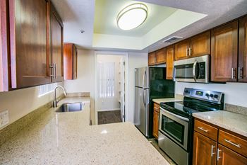 San tropez apartments upgraded kitchen